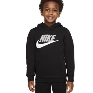 Kids Nike Club HBR Black Hoodie